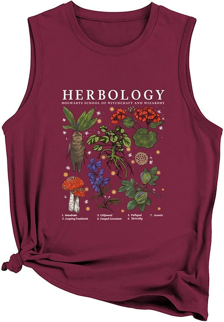 Débardeur pour plantes d'herbologie, chemise de jardinage pour femmes