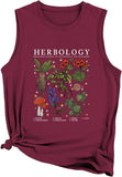 Débardeur pour plantes d'herbologie, chemise de jardinage pour femmes