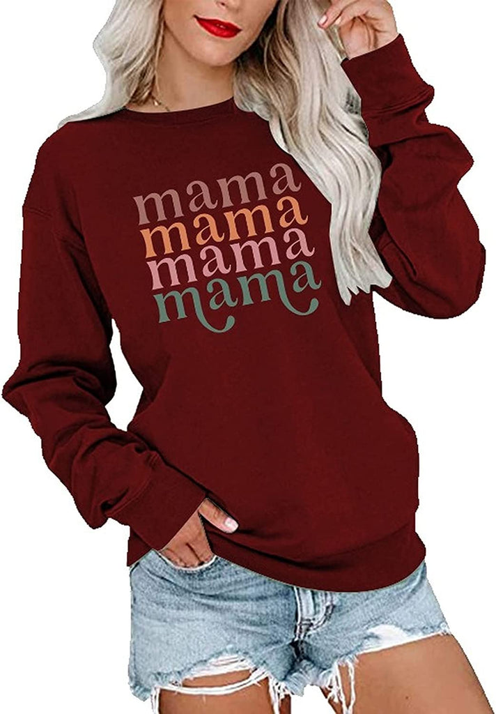 Chemise cadeau pour femme Mama Crewneck Sweatshirt