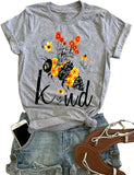 Women Bee Kind T-Shirt Graphic Shirt