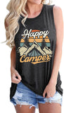 Chemise Happy Camper pour femme Débardeur graphique Happy Camper