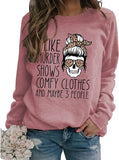 Women True Crime Sweatshirt I Like Murder Shows Comfy Clothes and Maybe Like 3 People Shirt