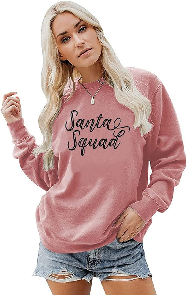 Sweat-shirt Santa Squad pour femmes, chemise drôle