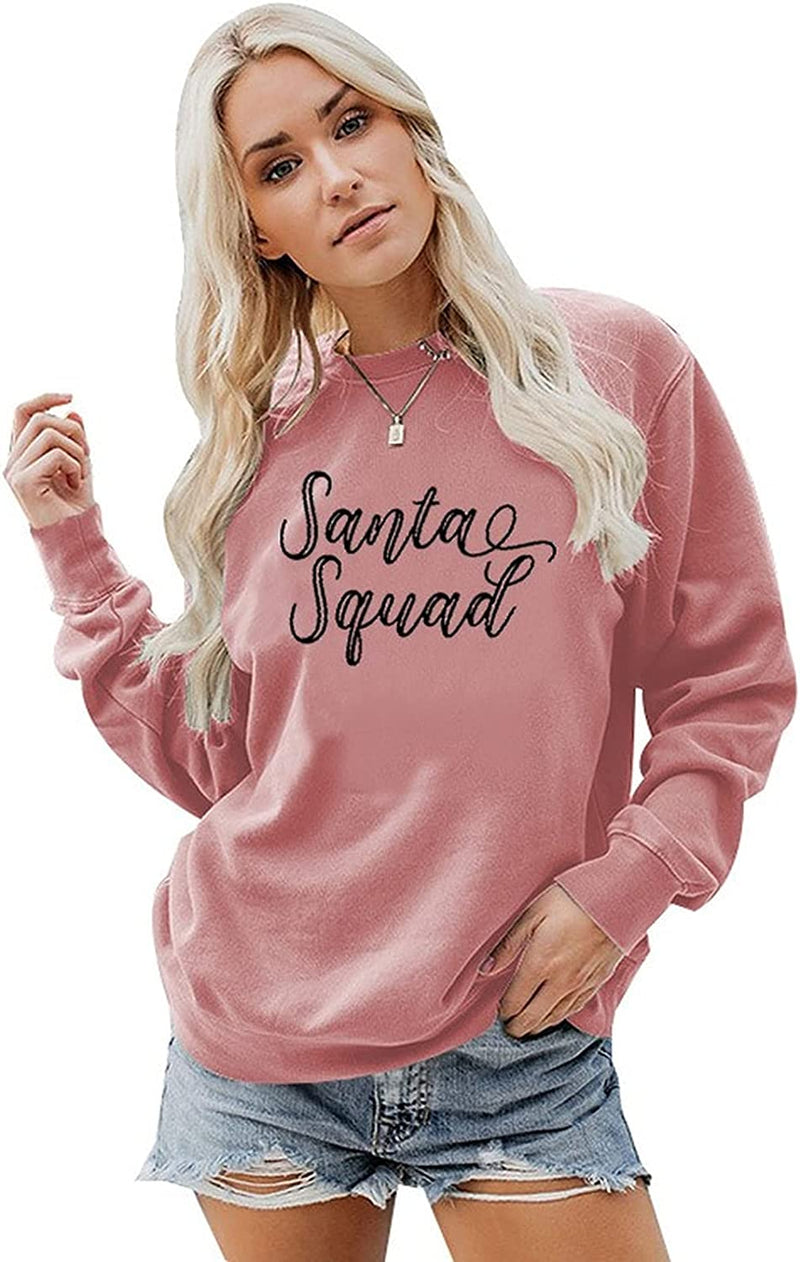 Sweat-shirt Santa Squad pour femmes, chemise drôle