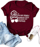 T-shirt Momlife pour femmes, je ne suis pas ivre, je distribue des collations et une chemise graphique