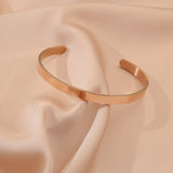 Bracelets à manchette ouverte pour femmes, bijoux de bras d'amitié en acier inoxydable, gravure personnalisée du nom et de la Date pour maman et fille, 6mm