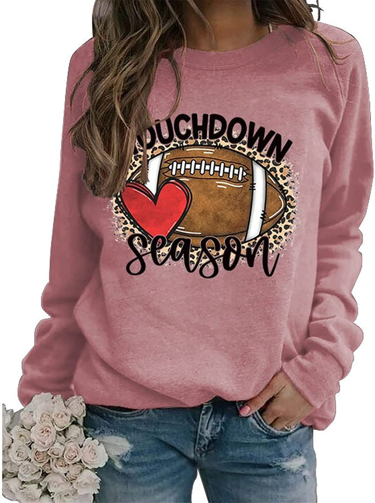 Women Touchdown Season Football Sweatshirt Game Day Football Shirt
