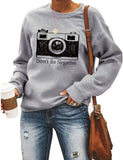 Sweat-shirt pour femmes, ne soyez pas négatif, chemise de photographe