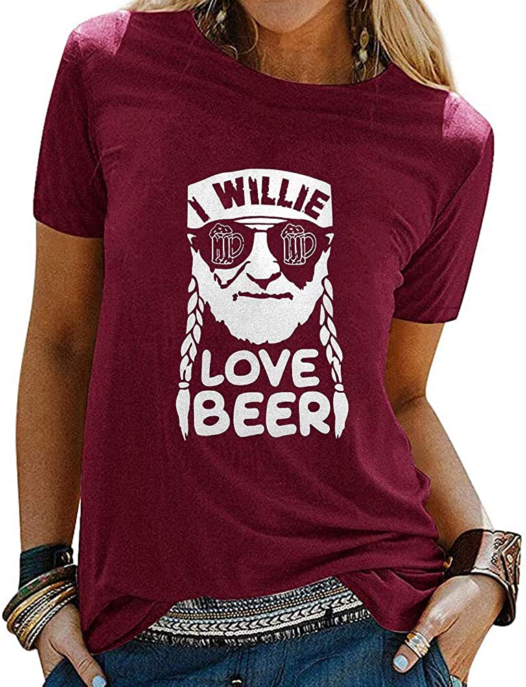 Women I Willie Love Beer T-Shirt