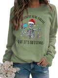 Femmes quand tu es morte à l’intérieur mais c’est Noël Sweatshirt