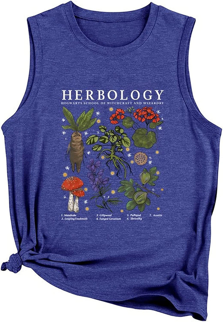 Débardeur pour plantes d'herbologie, chemise de jardinage pour femmes