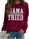Sweat-shirt graphique Mama Tried pour femmes, chemise classique Country Legend