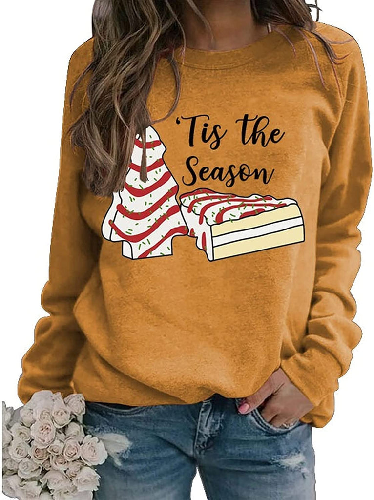 TitleTis The Season Sweat-shirt en forme d'arbre de Noël pour femme
