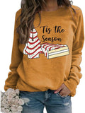 TitleTis The Season Sweat-shirt en forme d'arbre de Noël pour femme