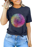 Women Mandala T-Shirt Bohemian Women T-Shirt
