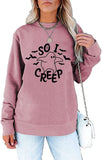 Sweat-shirt d'Halloween pour femme So I Creep Shirt Trick or Treat