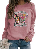 Women Change Is Beautiful Shirt Beautiful Butterfly Sweatshirt