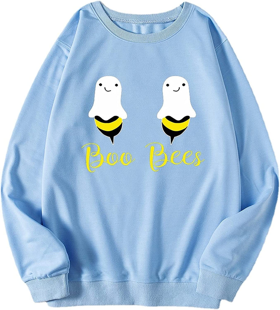 Femmes Boo Bees Chemise Drôle Halloween Fous Sweat