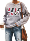 Women Hangin' with My Gnomies Sweatshirt Santa Shirt