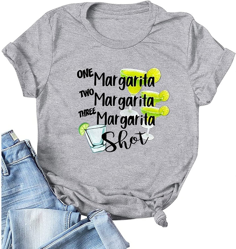 One Margarita Two Margarita Three Margarita Shot T-shirt pour femme