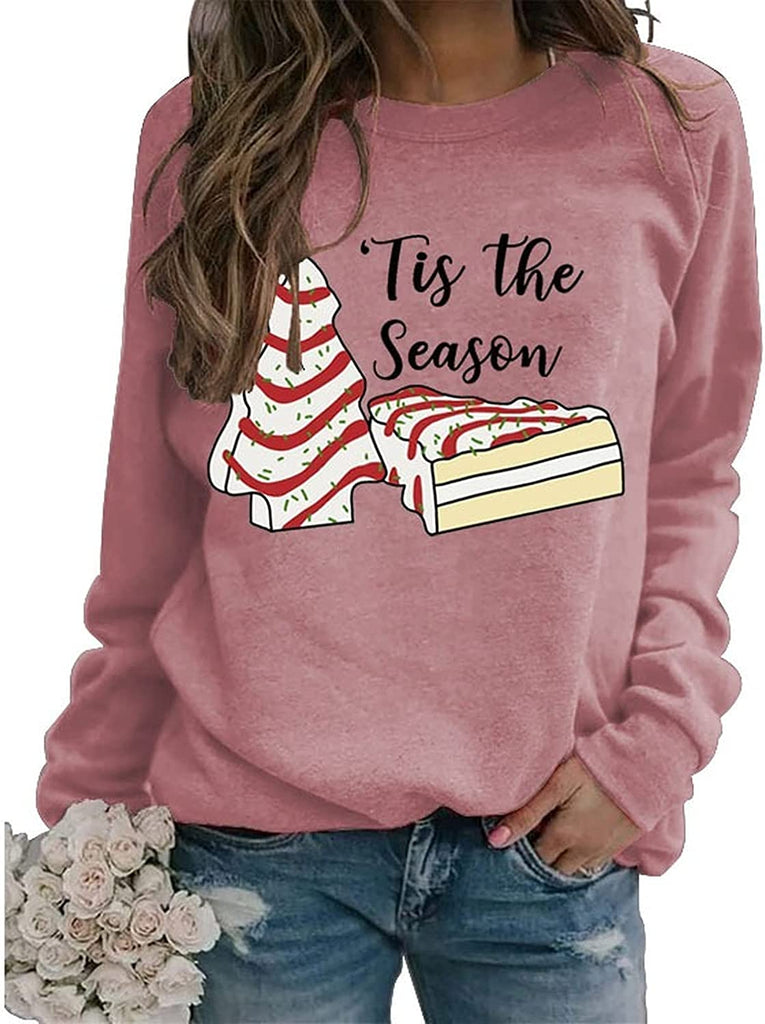 TitleTis The Season Sweat-shirt en forme d'arbre de Noël pour femme