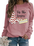 TitleTis The Season Sweat-shirt en forme d'arbre de Noël pour femme