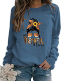Sweat-shirt cadeau pour maman de Thanksgiving, chemise graphique pour femme, une maman reconnaissante
