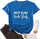 Women Not Slim Kinda Shady T-Shirt
