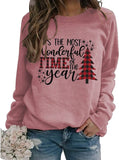 Women It's The Most Wonderful Time of The Year Christmas Sweatshirt