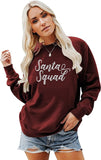 Sweat-shirt Santa Squad pour femmes, chemise drôle