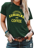 Chemise t-shirts soleil et café