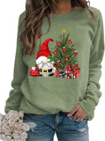 Sweat-shirt joyeux Noël pour femmes, chemise Gnomies mignonne