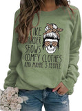 Women True Crime Sweatshirt I Like Murder Shows Comfy Clothes and Maybe Like 3 People Shirt