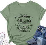 Plant Therapy Shirt I'm A Plantaholic on The Road to Recovery T-Shirt