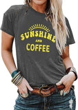 Chemise t-shirts soleil et café