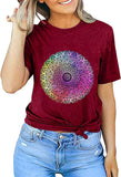 Women Mandala T-Shirt Bohemian Women T-Shirt
