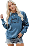 Sweat-shirt Santa Squad pour femmes, chemise drôle