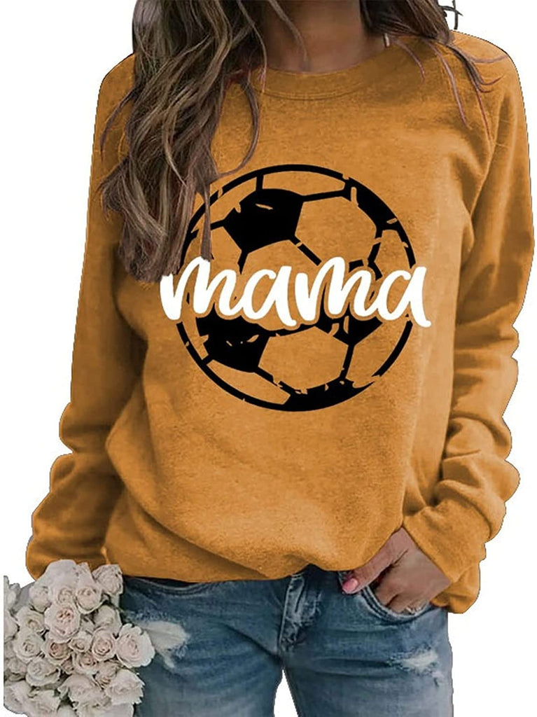 Sweat-shirt de football pour femmes, hauts graphiques de saison de football