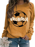 Sweat-shirt de football pour femmes, hauts graphiques de saison de football