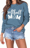 Women Softball Mom Sweatshirt Long Sleeve Shirt