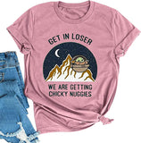 Entrez dans le perdant, nous obtenons un t-shirt vintage Chicky Nuggies pour femmes