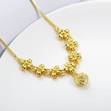 NEHZUS – collier de mariée, vente directe d'usine, accessoires, vente en gros, cuivre plaqué or, couleur, pendentif d'amour, chaîne à fermoir