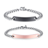 NEHZUS Armbänder mit individueller Gravur für Herren und Damen, personalisiertes Geschenk für Paare