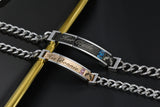 NEHZUS Bracelets de couple pour elle et lui en acier inoxydable assortis pour anniversaire