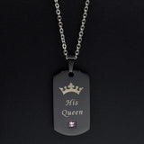 nehzus jewelry couples necklace queen and king jewelry couples tags