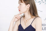 Collier pendentif clé et serrure, bijoux en acier inoxydable pour femmes