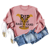 RIP CAN BE MY RANCH HAND Bottoming Long Sleeve Sweater Girl
