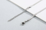 Chain with chain titanium necklace snake bone chain for women