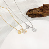 New Smiley Face Pendant Personalised Fashion Compact Design Women's Collarbone Chain