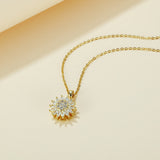 Nehzus Jewelry Sunflower Clavicle Chain Temperament New Female Necklace